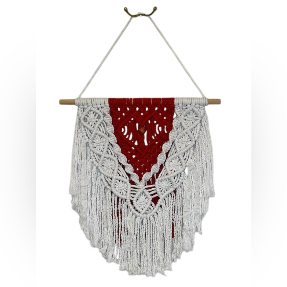 Handmade Boho Macrame Wall Hanging. New